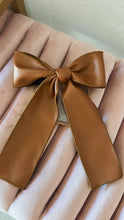 Load image into Gallery viewer, Faux Leather Bow (Brown)
