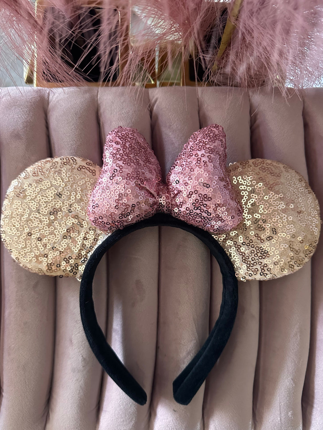 Sequins (Gold/Light pink)
