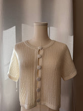 Load image into Gallery viewer, The Button Knit Top (Cream)
