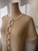 Load image into Gallery viewer, The Button Knit Top (Cream)
