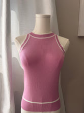 Load image into Gallery viewer, The Contrast Trim Tank
