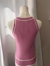 Load image into Gallery viewer, The Contrast Trim Tank
