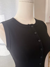 Load image into Gallery viewer, The Everyday Rib Henley (Black)
