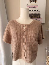 Load image into Gallery viewer, The Button Knit Top (Tan)
