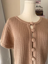 Load image into Gallery viewer, The Button Knit Top (Tan)
