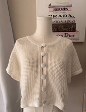 Load image into Gallery viewer, The Button Knit Top (Cream)
