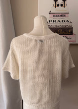 Load image into Gallery viewer, The Button Knit Top (Cream)
