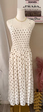 Load image into Gallery viewer, The Paris Polka Midi Dress (White)
