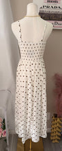 Load image into Gallery viewer, The Paris Polka Midi Dress (White)
