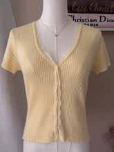 Load image into Gallery viewer, The Buttercream Lace Top

