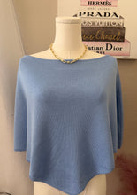 Load image into Gallery viewer, The Capri Poncho Top (Blue)

