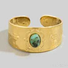 Load image into Gallery viewer, The Paloma Hammered Stone Ring
