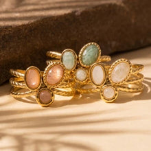 Load image into Gallery viewer, The Coastal Stone Ring
