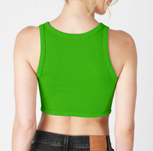 Load image into Gallery viewer, Crew Neck Crop Top (Classic Green)
