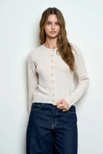 Load image into Gallery viewer, ROUND NECK BUTTON DOWN LONG SLEEVE CARDIGAN
