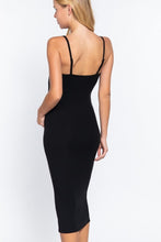 Load image into Gallery viewer, The Button-Down Midi Dress (Black)
