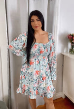 Load image into Gallery viewer, The Floral Mint Dress

